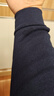 红豆（Hodo）秋冬情侣纯棉秋衣秋裤春秋打底纯棉毛衫男士女士保暖内衣套装 玄青（男款） 3XL 185/110 实拍图