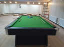 皓玉佳台球桌标准型大理石成人家用多功能黑八桌球台乒乓球桌餐桌二合一 9尺 石板自动回球三用【球房】 实拍图