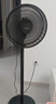 美的（Midea）【超级单品】七叶轻音立式电风扇家用柔风落地扇台式桌面小型风扇大风量节能摇头宿舍电扇 SAF30AB 实拍图