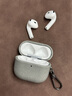 100W+热销】苹果无线蓝牙耳机AirPro4无线耳麦顶配主动降噪高音质超长续航半入耳式苹果华为安卓 【主动降噪版全功能pods4】送灰色皮质高端保护套 灵动岛弹窗+空间音頻+三真电量 实拍图