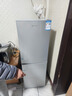 新飞冰箱小型租房用 一级能效冷 藏冷冻两用1-2人家用小冰箱 出租房双门电冰箱办公室两门 25年升级款 108Y一级能效【大容量旗舰款】银 实拍图