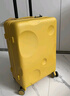卡拉羊芝士箱防刮纯PC行李箱20英寸可登机女拉杆箱男旅行箱8109芝士黄 实拍图