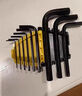得力（deli）发黑防锈高硬度内六角扳手套装六边形六棱角扳手组合9件套装  实拍图