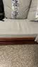 添富贵 木沙发坐垫带靠背连体老式实木沙发垫红木联邦椅春秋椅座垫防滑 繁华盛世浅灰 160cm*50cm 三人位 *65cm高靠背 实拍图