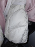 迷你巴拉婴儿羽绒服冬季新款男女童加厚保暖洋气宝宝厚款保暖外套 奶油白50311 【高标白鸭绒】 80 【充绒量53.9g】 实拍图