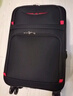 卡帝乐鳄鱼牛津布行李箱登机箱皮箱拉杆箱男女结实耐用密码扩容万向轮旅行箱 黑色（升级版容量扩展） 22英寸 实拍图