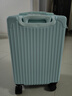 袋鼠（KANGAROO）行李箱2025新款行李箱女小清新密码箱男学生结实耐用拉杆箱子母箱 薄荷绿【复古拉链款单箱】 20寸 实拍图
