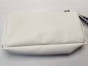 三年二班简约三角笔袋小学生铅笔袋高颜值大容量透明文具袋初中生用铅笔盒 白色款 实拍图