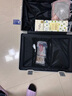 左汀Pro版多功能行李箱铝框拉杆箱结实抗压大容量旅行箱学生密码箱 烟白色【中置铝框+铝合金包角】 24英寸 ，适合3-5天中途旅行 实拍图