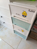 禧天龙免安装收纳柜简易衣柜床头柜儿童零食玩具储物柜 4层雏鸟 实拍图
