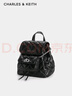 CHARLES&KEITH经典菱格大容量双肩包背包学生书包包女包生日礼物CK2-60151400 实拍图