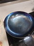 章丘铁锅正宗手工锻打铁锅无涂层物理不粘锅炒锅老式家用炒菜锅厨具轻音 标准版古法原色(未干烧） 30cm 实拍图