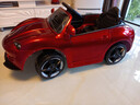 米蚁（MiYi）【1.15米加长版】儿童电动车四轮汽车可坐人遥控小孩宝宝玩具童车 四驱烤红+大电瓶+手机遥控+软座 实拍图