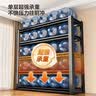 货架置物架家用仓储超强多层落地置物架厨房阳台可调节收纳货物架 三层高80cm【黑色-加厚升级】 长60cm宽30cm 实拍图