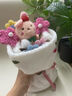京东鲜花口袋迷你小花束见面针织花伴手礼生日礼物元旦送女友闺蜜新年礼物 实拍图