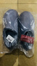 安尚芬EVA防水材质 无致癌物质认证 秋冬踩屎感男女防滑保暖棉拖鞋 蓝灰 40-41 实拍图