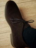 他她（TATA）男士靴耐磨舒适复古时尚沙漠靴加绒皮翻毛男靴休闲皮鞋VVX03DD2 啡色 43 实拍图