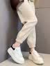 H8小白鞋2026新款春季百搭莆田鞋子情侣男女内增高厚底休闲运动板鞋 黑绒尾（礼盒装） 37 女码 实拍图