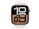 Apple/苹果 Watch Series 10智能手表蜂窝款46毫米玫瑰金色铝金属表壳淡桃粉色运动型表带S/M MWYM3CH/B 实拍图