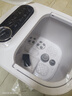 美的（Midea）泡脚桶足浴盆智能全自动按摩电动恒温加热足疗按摩器秋冬送父母长辈高档节日生日礼物 电动按摩丨智能恒温丨奶砖白 实拍图