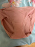 全棉时代女士内裤纯棉性感内裤女蕾丝三角裤 茶橙色+橘粉+贝壳杏粉 160 实拍图