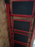 忆琳居梯子家用安全人字梯折叠梯伸缩多功能楼梯便捷扶梯加厚红色四步 实拍图