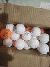 大桶装60个小桶装36个黄白色三星新材料ABS大小正品直径40+乒乓球 三星级 30只 （散球） 混色 实拍图