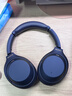 索尼（SONY） WH-1000XM4无线蓝牙耳机智能降噪头戴式高解析度重低音耳麦 电脑游戏办公网课学习出街图书馆宿舍 深夜蓝 实拍图