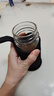 富光双层玻璃杯 高硼硅玻璃泡茶杯子 茶水分离杯 带茶隔商务水杯男士 实拍图