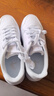 乔丹男鞋板鞋皮革面小白鞋空军一号厚底增高学生休闲运动鞋 纯净白 全新升级 40 实拍图