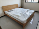 全友家居 北欧原木风板式床次卧室家用1.8米×2米现代简约双人床家具 实拍图
