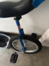 永彩独轮车儿童独轮车自行车成人独轮平衡车单轮车杂技车 蓝色16寸+打气筒+停车架+适合1.2-1.55米 实拍图