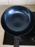 阎铁匠章丘炒锅铁锅轻便锻打炒菜锅无涂层老式物理不粘锅家用炒勺已开锅  轻便镜面款锅把一体32厘米 32cm 实拍图