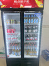 格点大容量饮料柜商用冰柜直冷藏展示柜酒水柜纯风冷无霜保鲜柜超市玻璃门冰箱立式啤酒柜 双门下机组直冷 7挡调温基础款 实拍图