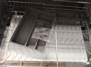 JOMOW九牧王不锈钢厨房拉篮橱柜抽屉式双层碗篮碗碟置物架柜碗架碗筷 750柜2层-加粗加厚加深方钢款 星光银 实拍图