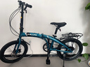 菲利普折叠自行车铝合金超轻便携上班代步20寸变速免安装男女式通勤单车 BKF3 天际蓝【免安装】全国顺丰 20英寸 禧玛诺7速 实拍图