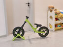 酷骑儿童平衡车1-7岁宝宝滑步车12寸镁合金车身S3实心轮酷骑绿 酷奇 实拍图