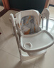 婴之梦宝宝餐椅婴儿0-6岁多功能二合一摇椅可坐躺折叠儿童吃饭餐桌椅 珍白+餐椅摇椅+万向轮+涂鸦软垫 实拍图