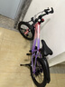 凤凰山地自行车男女变速山地车碟刹青少年儿童自行车学生单车 星际 粉紫【变速+辐条轮】 18寸【适合120-155cm】 实拍图