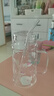 炊大皇玻璃杯高硼硅水杯大容量茶杯子耐热防爆耐高温1080ml（粉色） 实拍图