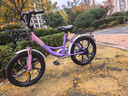永久儿童自行车6-10岁自行车学生女童公主车男孩女孩变速减震脚踏单车 五刀-粉紫 减震/碟刹/镁合金轮毂 20寸-单速【适合135-155cm】 实拍图