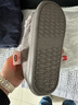 奥康（Aokang）包跟棉拖鞋男士冬季保暖室内居家老人防滑防臭加绒全包棉鞋女外穿 深灰 44-45 【适合43-44】 晒单实拍图