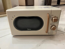 美的【国家补贴8折】厨房小家电小滋味微波炉变频家用小型百搭复古转盘式经典双旋钮轻音M20H4 实拍图