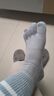 雪茜曼瑜伽袜子女专业防滑秋冬季中筒五指袜普拉提袜运动防滑专用健身 实拍图