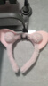 美肤语洗脸专用粉色猫耳朵发箍卡通发箍束发带防滑压发卡头箍男女MF8701 实拍图