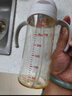 贝亲（Pigeon）自然成长翻盖直饮吸管 大童奶瓶330ml 经典款 18月+  AA278 实拍图