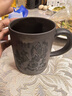 金镶玉 宜兴紫砂杯原矿紫泥雕刻大容量水杯茶具办公杯山水泡茶杯±450ml 实拍图