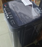 志高全自动洗衣机 波轮宿舍迷你小型家用 洗烘一体 智能洗脱一体机 10KG玄武灰【玻璃盖板+强力烘干+强动力电机】 实拍图