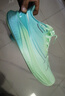 特步【2000公里三代】跑鞋男两千公里三代大魔王跑鞋耐磨透气跑步鞋女 精灵绿/澈青蓝【诚信有氧】 41 实拍图