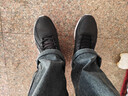 李宁革面跑鞋轻质男鞋秋冬拼接革面软底耐磨休闲跑步鞋ARBS009 实拍图